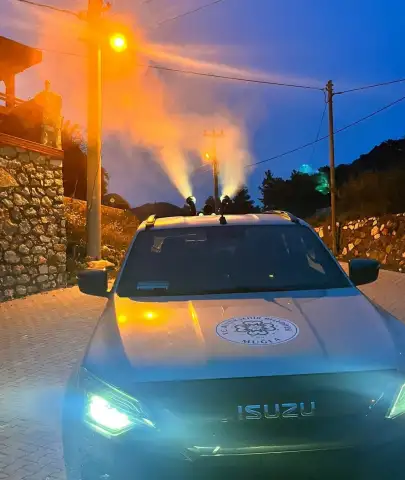 Hisarönü’nde ULV Gece İlaçlama Çalışmaları Başladı