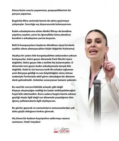 Gizem Özcan’dan İddialara Çok Sert Yanıt: “İftira, Suç Duyurusunda Bulundum”