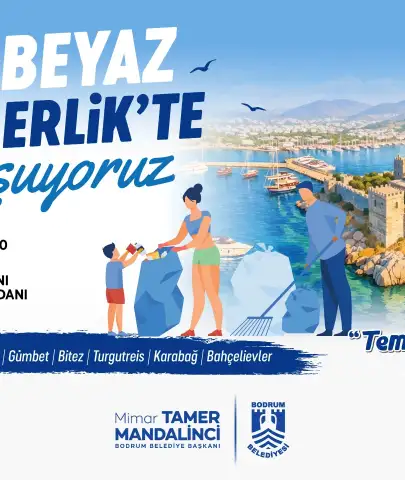 Mavi Beyaz Seferberlik Bodrum Genelinde Başlıyor