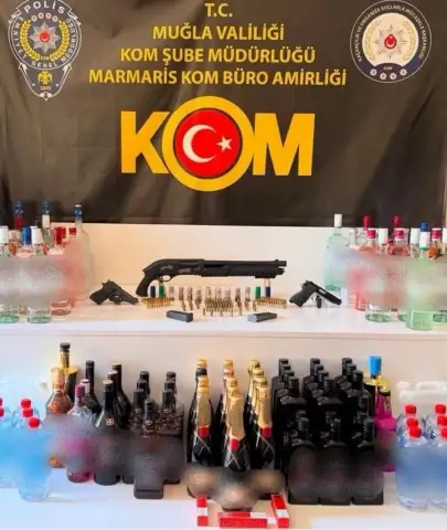Muğla'da Silah Operasyonu: 10 Şüpheli Yakalandı