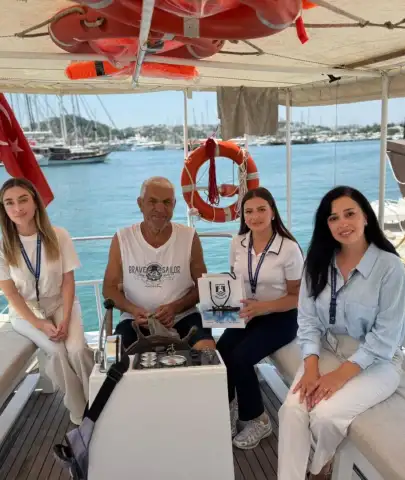 Emektar Süngerciler ve Kaptanlar Ziyaret Edildi
