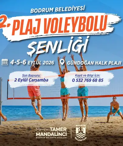 Bodrum’da Spor ve Eğlence Buluşuyor: Plaj Voleybolu Şenliği