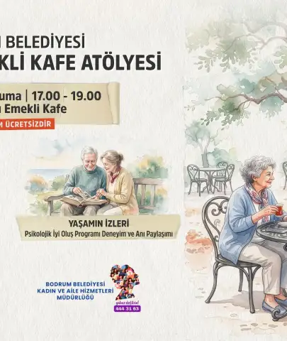 Bodrum’da Emekliler İçin Ücretsiz Atölyeler Başlıyor