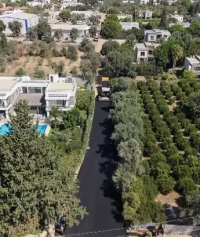 Torba ve Bitez’de 5 Bin 250 Metrekarelik Asfalt Çalışması