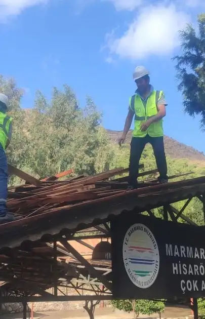 Hisarönü Etkinlik Alanı Baştan Aşağı Yenileniyor