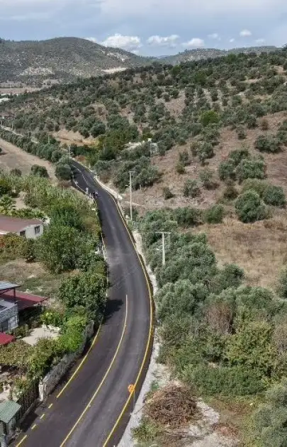 Milas’ta 5,8 Kilometrelik Yol Yenilend