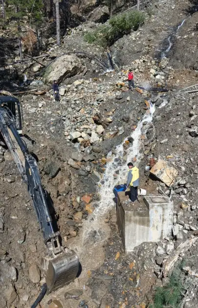 Yoğun Yağış Vurdu, MUSKİ Saatler İçinde Sahaya İndi