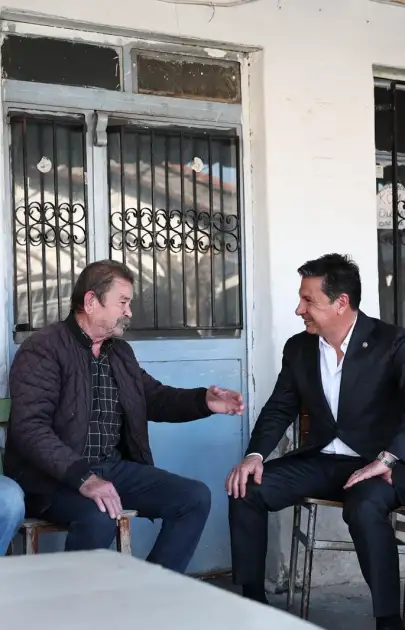 Bafa halkı Aras’ı sevgiyle karşıladı: “Sorunlar yerinde çözülecek”