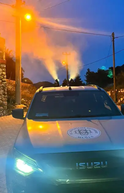 Hisarönü’nde ULV Gece İlaçlama Çalışmaları Başladı