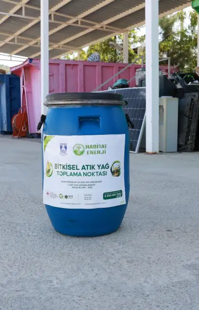 Bodrum Belediyesi Atık Yağ Toplama Bidonlarını Hizmete Aldı