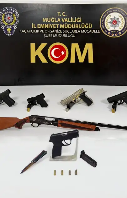 Bodrum, Dalaman ve Milas'ta Operasyon: Ruhsatsız Silahlara El Konuldu