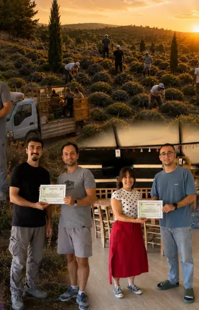 Lavanta Hasadıyla Başladı, Sertifikayla Tamamlandı