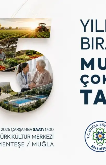 Başkan Aras’tan Muğlalılara Davet: 2,5 Yıllık Hizmetler Açıklanacak