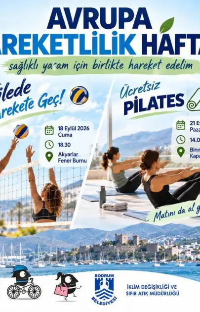 Bodrum’da Hareketli Hafta Başlıyor! Etkinlikler Peş Peşe Geliyor