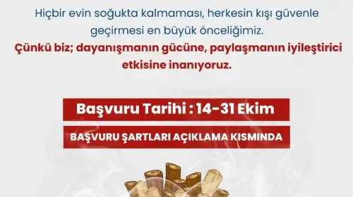 Marmaris’te Hiçbir Ev Soğukta Kalmayacak: Yakacak Yardımı Başladı