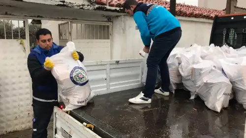 Büyükşehirden Kış Soğuğunda Yürek Isıtan Destek