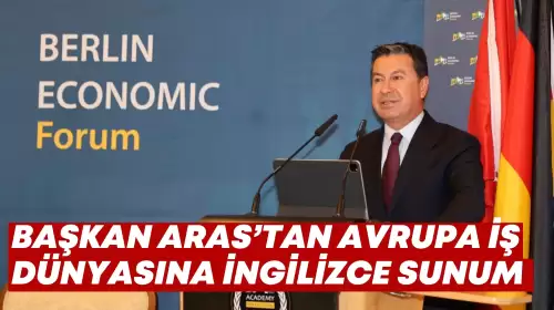 Başkan Aras Berlin’de Avrupa İş Dünyasına Dünya Kenti Muğla Vizyonunu Anlattı