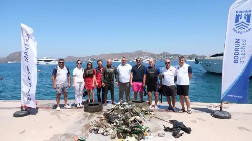 Yalıkavak’ta Deniz Dibi Temizliği: 161 Kilo Atık Çıkarıldı