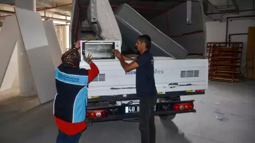 Bodrum Belediyesi’nden 47 Haneye 136 Parça Eşya Desteği