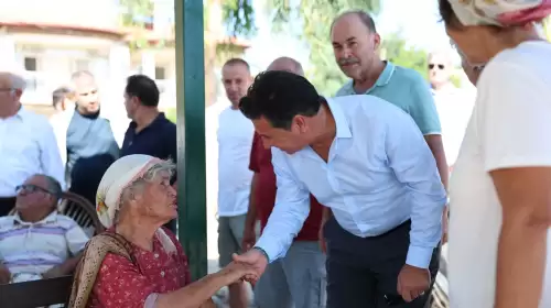 Başkan Ahmet Aras: “Selimiye’den Taşlıca’ya İhtiyaçları Yerinde Dinliyoruz”