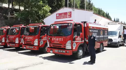 Muğla’da Can ve Mal Güvenliği İçin 72 Yeni Araç