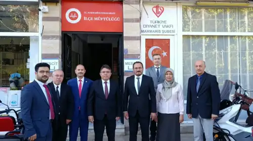 Marmaris Kaymakamı Nurullah Kaya’dan İlçe Müftülüğüne Ziyaret
