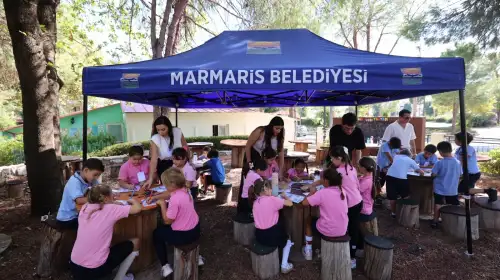 Marmaris’te Uzay Heyecanı! Çocuklar Galaksiler Arasında Gezdi