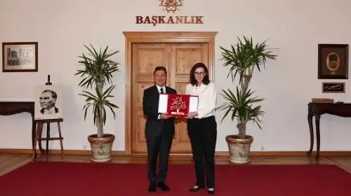 Başkan Aras, İngiltere Büyükelçisi Anderson ile Bir Araya Geldi
