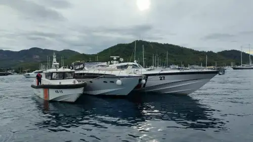 Fethiye Açıklarında Yakalandılar! Teknede 29 Göçmen Bulundu