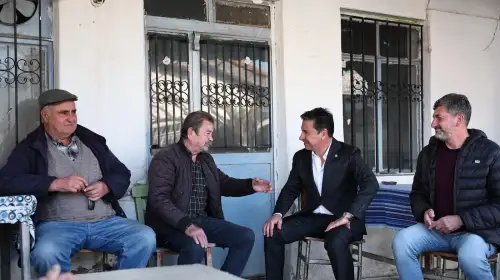 Bafa halkı Aras’ı sevgiyle karşıladı: “Sorunlar yerinde çözülecek”