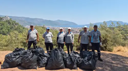 Marmaris’te Seyir Noktalarında Kapsamlı Temizlik