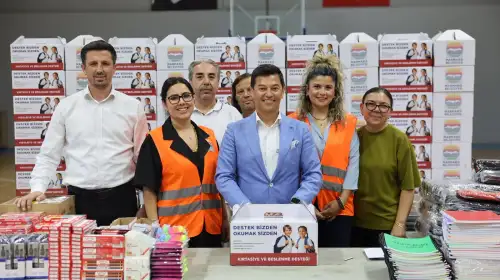 Marmaris’te İhtiyaç Sahibi Öğrencilere Eğitim Desteği Başladı