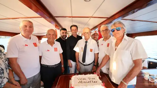 Gaziler ve Aileleri Marmaris’te Mehtap Turunda Buluştu