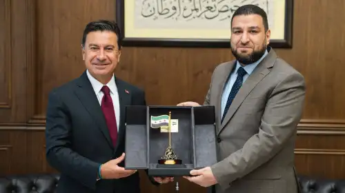 Ahmet Aras Suriye’de: Şam’dan Sonra Humus’ta İş Birliği Masası