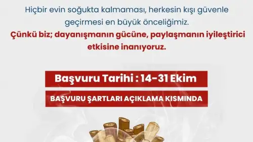 Marmaris’te Hiçbir Ev Soğukta Kalmayacak: Yakacak Yardımı Başladı