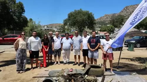 Türkbükü’nde Denizden Çıkan 98 Kilo Atık Geri Dönüşüme Kazandırıldı