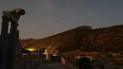 Knidos’ta Perseid Yağmuru ile Büyülü Gece