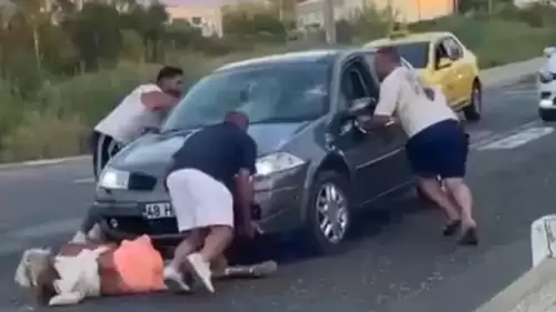 Kadını ezerek kaçmaya çalıştı, alkollü sürücü tutuklandı