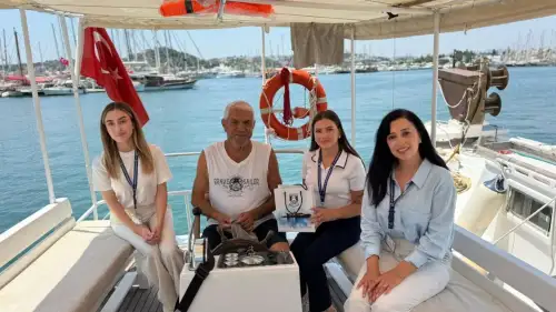 Emektar Süngerciler ve Kaptanlar Ziyaret Edildi