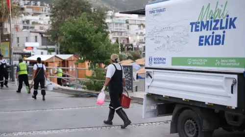 Bodrum Belediyesi'nden Yaz Sezonunda Hijyen Atağı