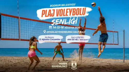 Bodrum’da Plaj Voleybolu Şenliği Başlıyor