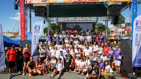 9. Uluslararası Bodrum Yarı Maratonu’nda 2 Bin 500 Sporcu Koştu