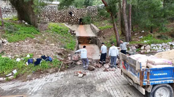 Dere Yatakları Taşabilir! Marmaris Belediyesi Teyakkuzda