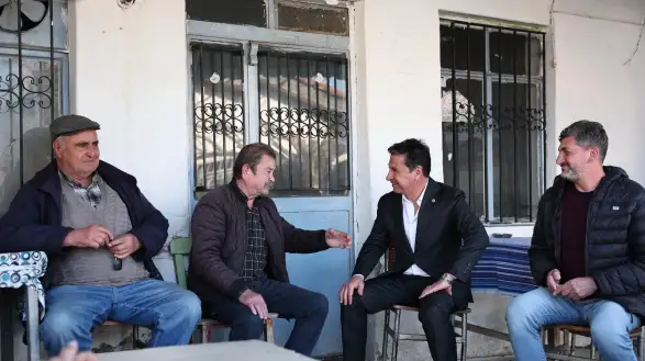 Bafa halkı Aras’ı sevgiyle karşıladı: “Sorunlar yerinde çözülecek”