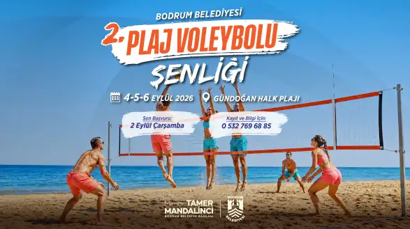 Bodrum’da Spor ve Eğlence Buluşuyor: Plaj Voleybolu Şenliği