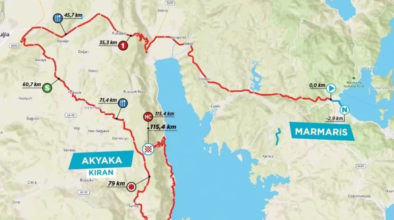Marmaris’te Cumhurbaşkanlığı Türkiye Bisiklet Turunda Bu Yollar Trafiğe Kapatılacak