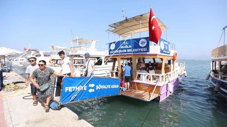 Şövalye Adası’na Denizden Kolay Erişim, Fethiye’den 3 Sefer Günlük