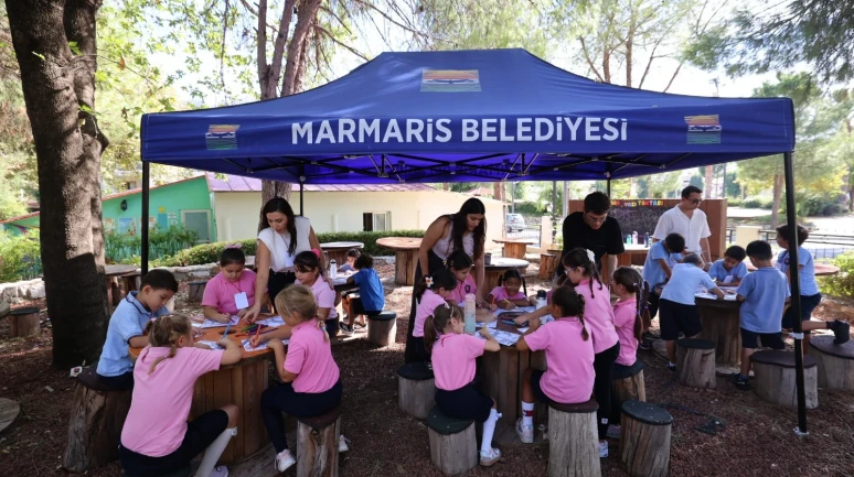 Marmaris’te Uzay Heyecanı! Çocuklar Galaksiler Arasında Gezdi