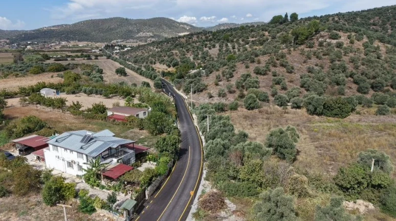 Milas’ta 5,8 Kilometrelik Yol Yenilend