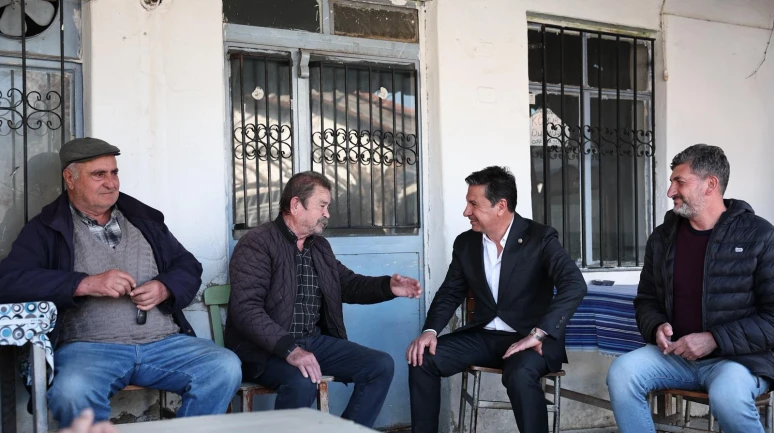 Bafa halkı Aras’ı sevgiyle karşıladı: “Sorunlar yerinde çözülecek”